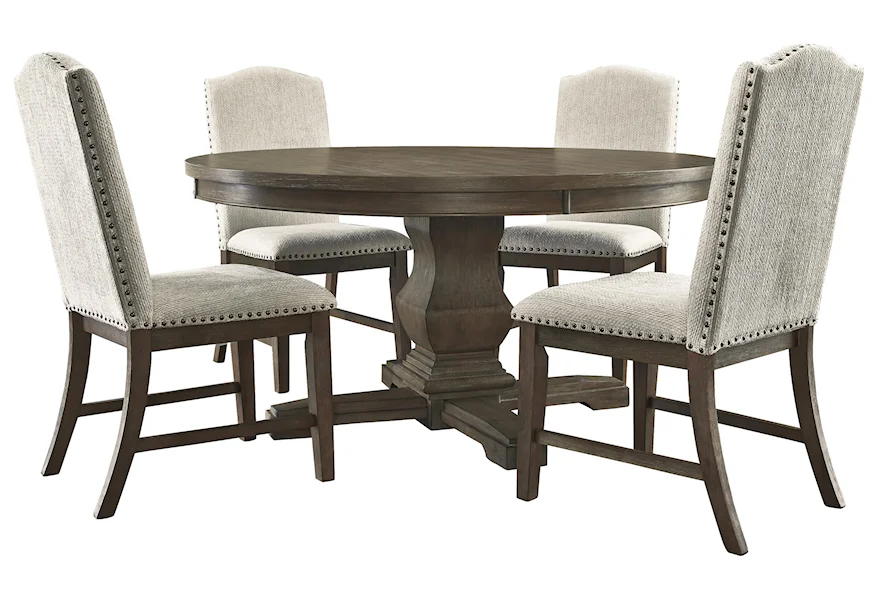 Johnelle dining table and 4 chairs and best sale bench set